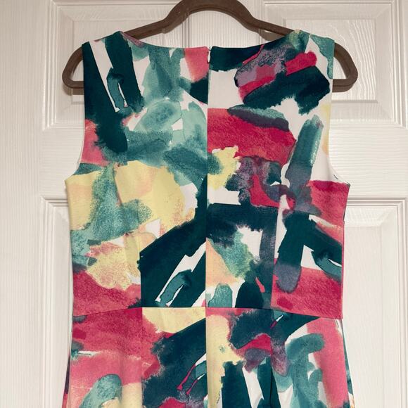 Apt.9 New Women's Abstract Sleeveless Sheath Dress Size 8 - Picture 12 of 14